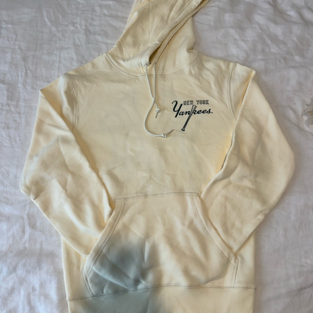 Pale Yellow/Dark Green New York Yankees Hoodie